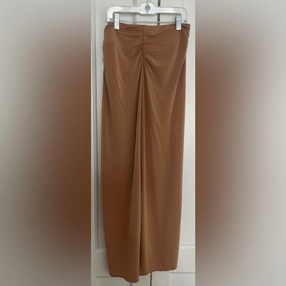 A.L.C. Tan Midi Skirt